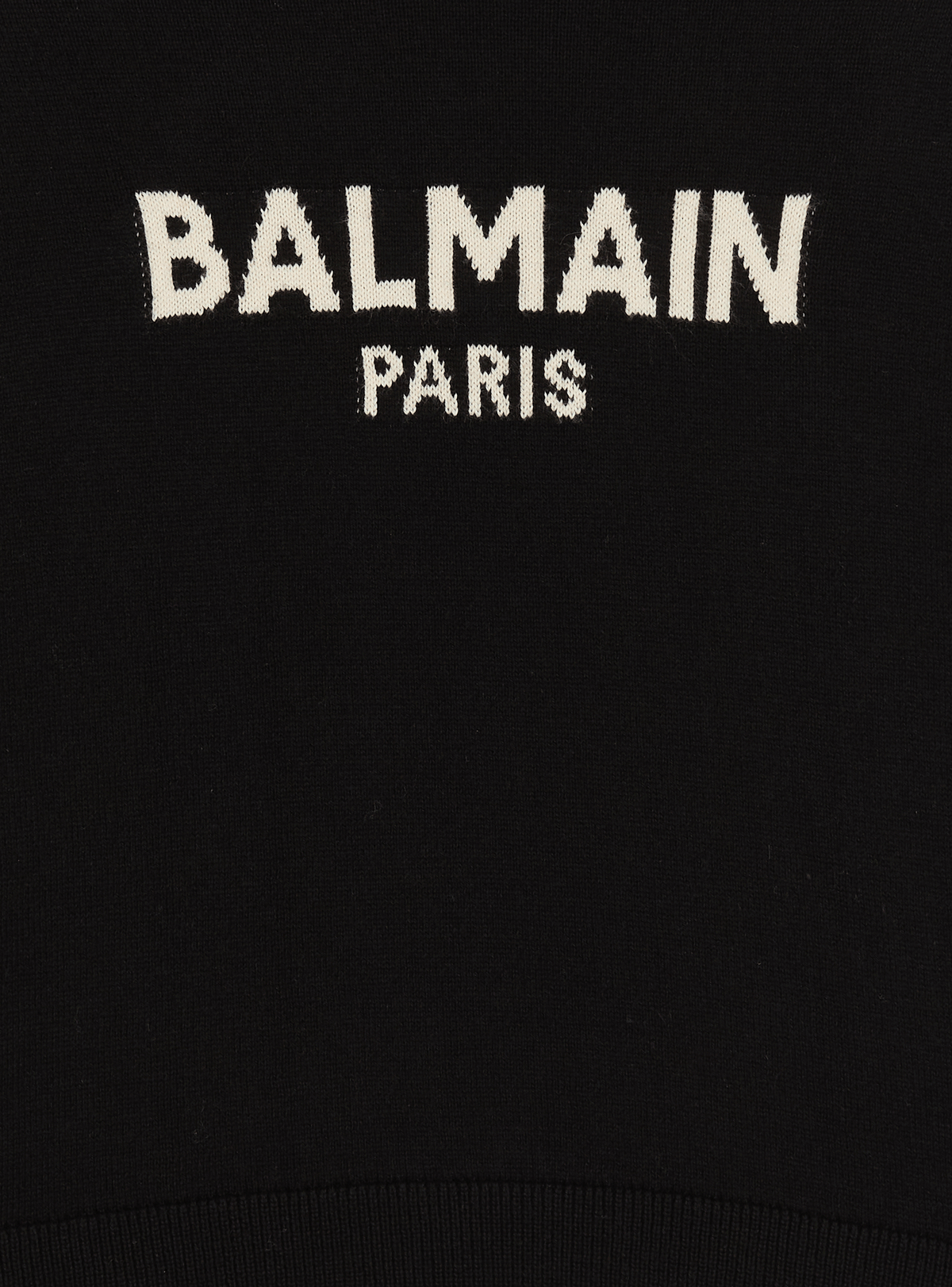 Pull en maille balmain paris - Noir & Ivoire