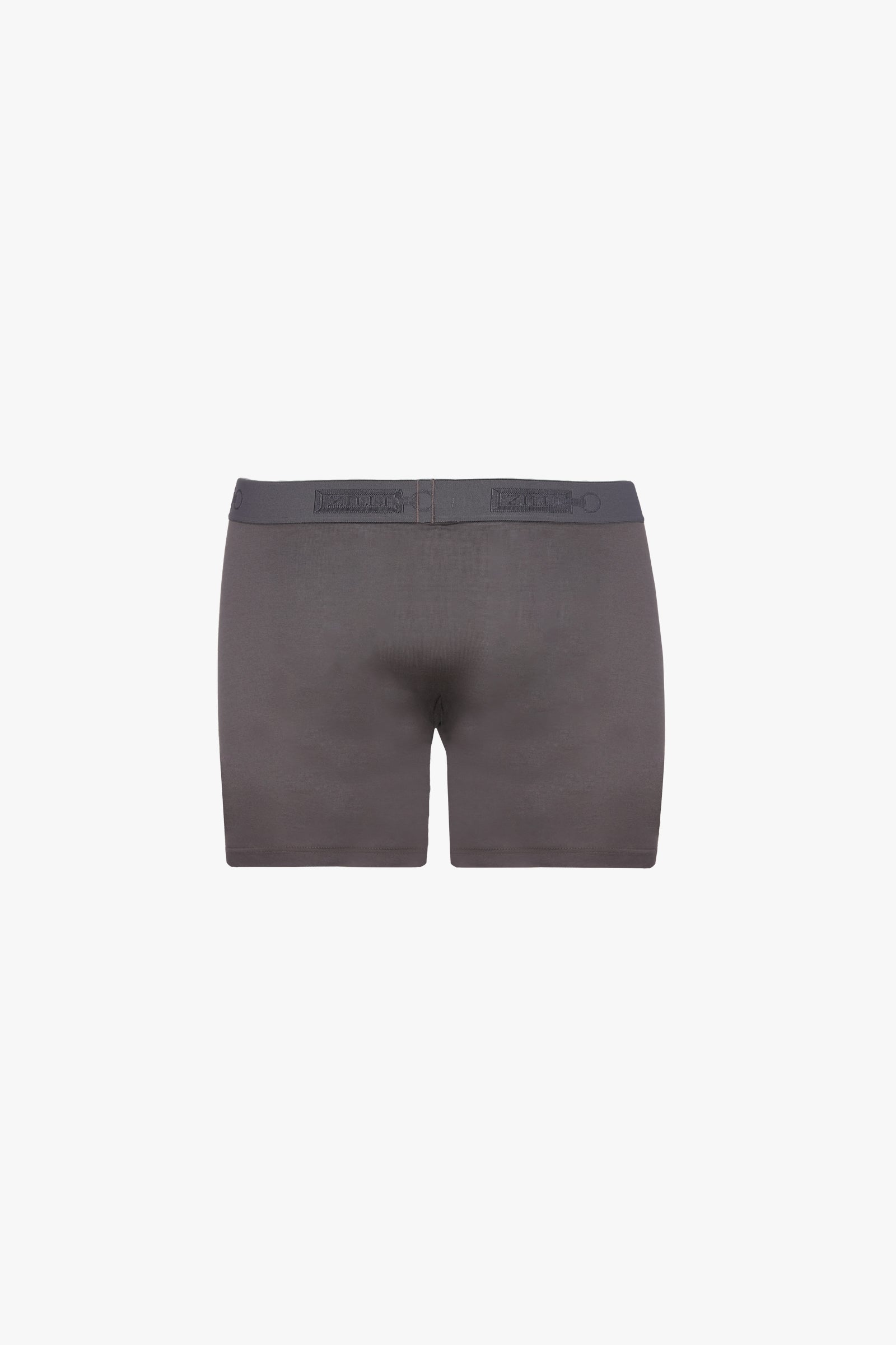 Caleçon à taille élastique avec logo - Gris