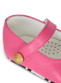 Ballerines à boutons - Rose
