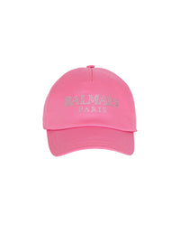 Casquette à logo balmain - Rose