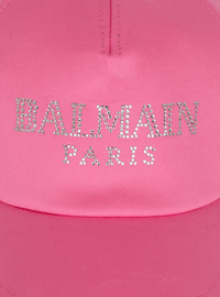 Casquette à logo balmain - Rose