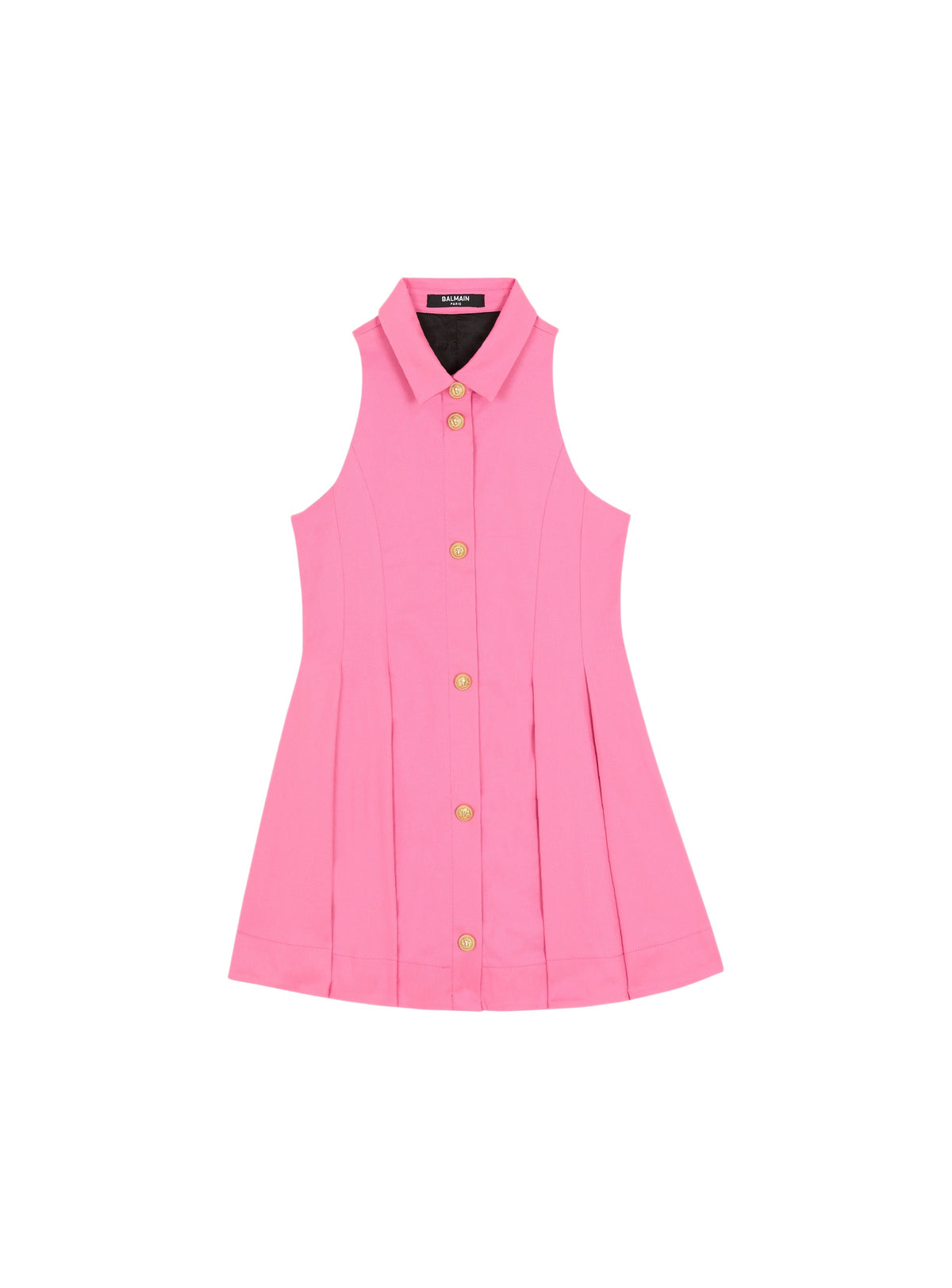 Robe évasée à boutons - Rose