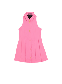 Robe évasée à boutons - Rose