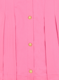Robe évasée à boutons - Rose