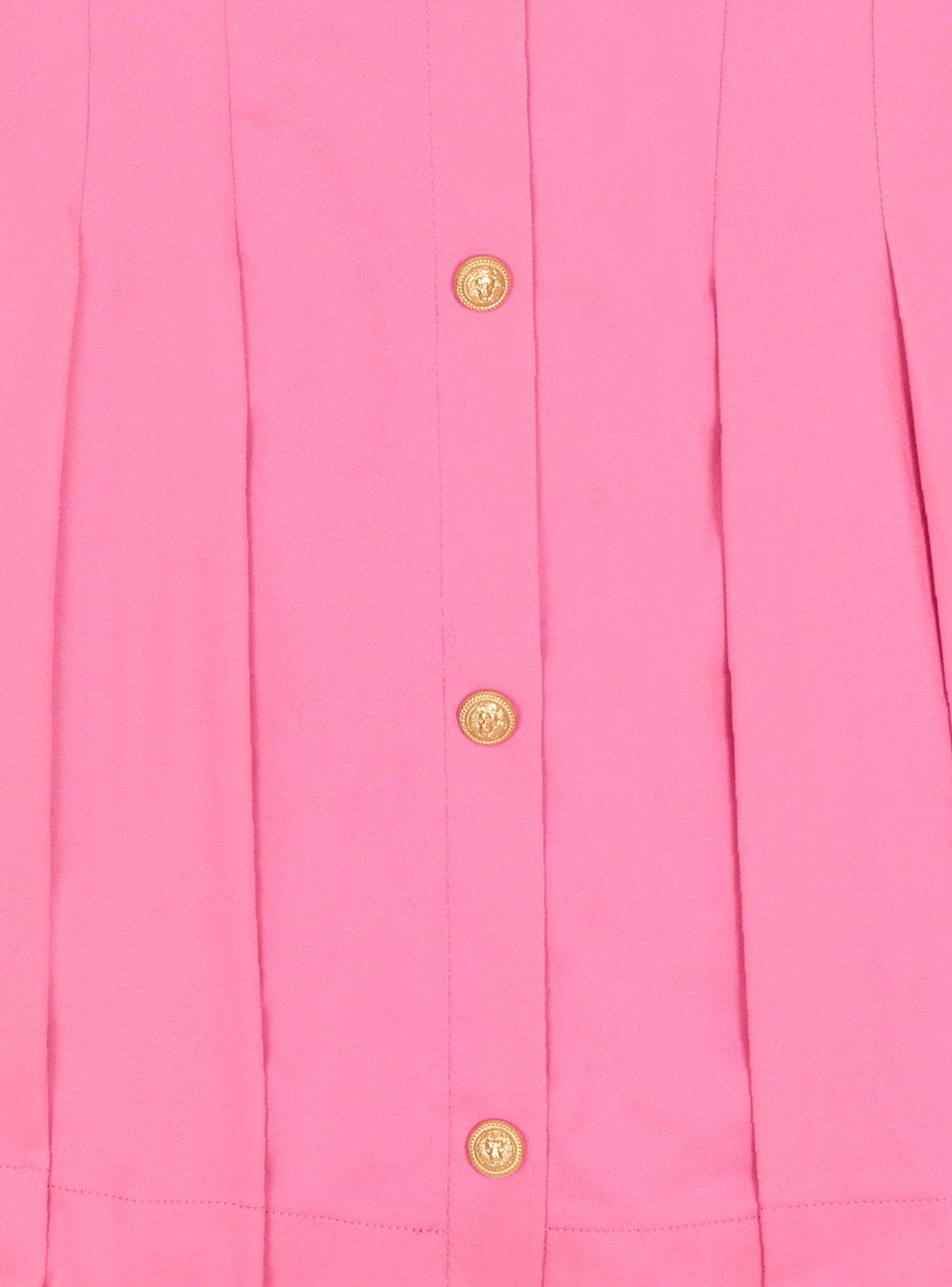 Robe évasée à boutons - Rose
