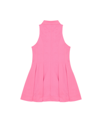 Robe évasée à boutons - Rose