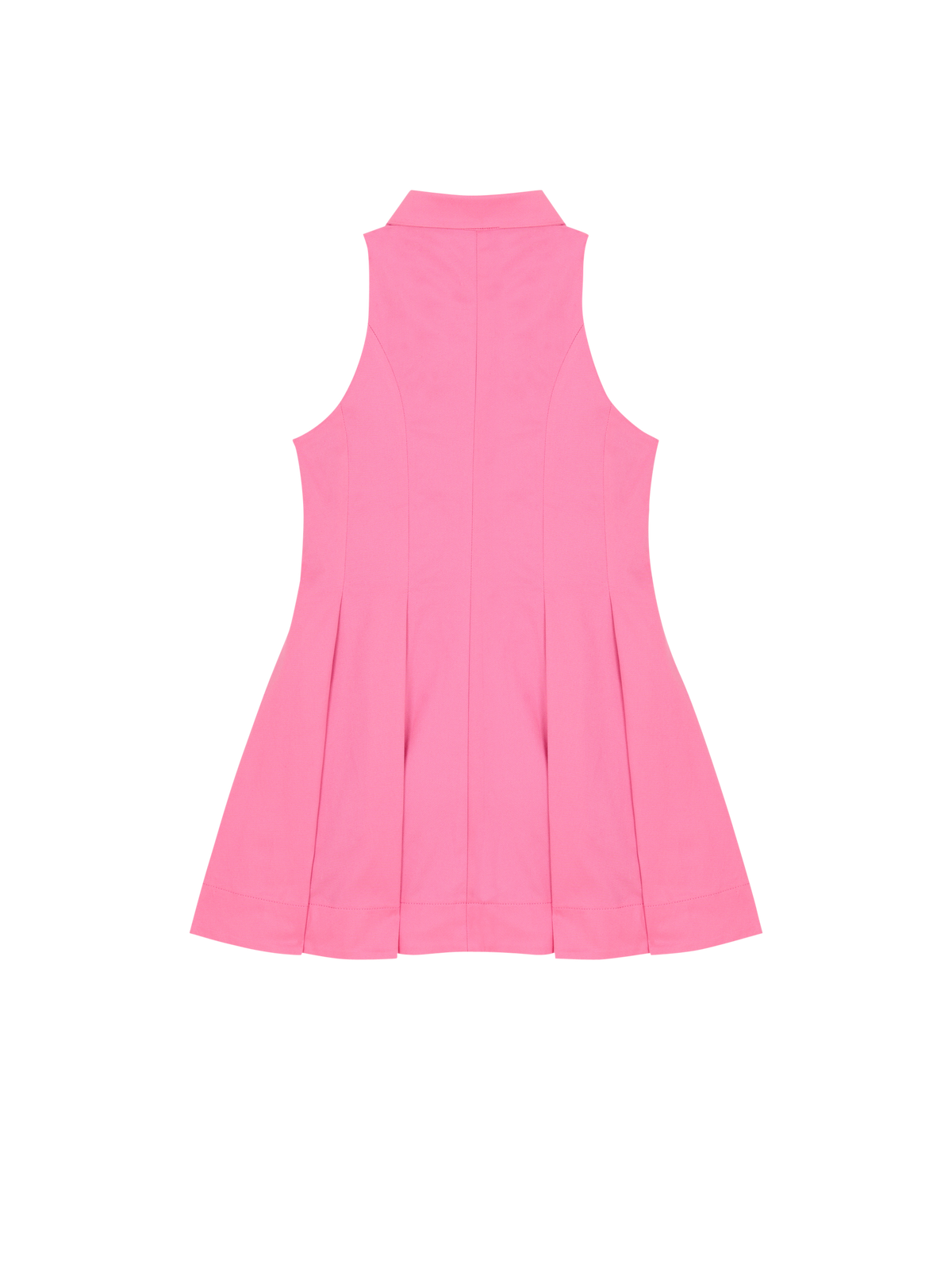 Robe évasée à boutons - Rose