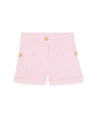 Short à boutons - Rose