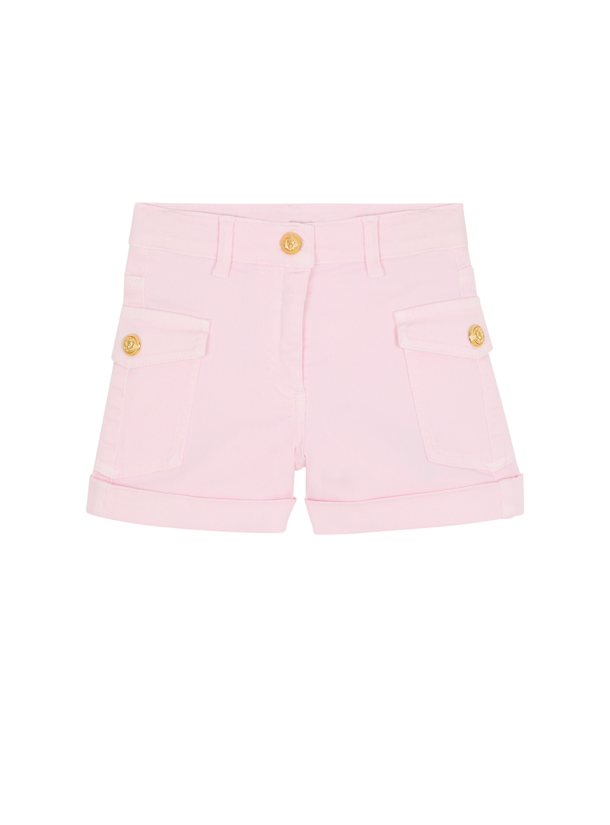 Short à boutons - Rose