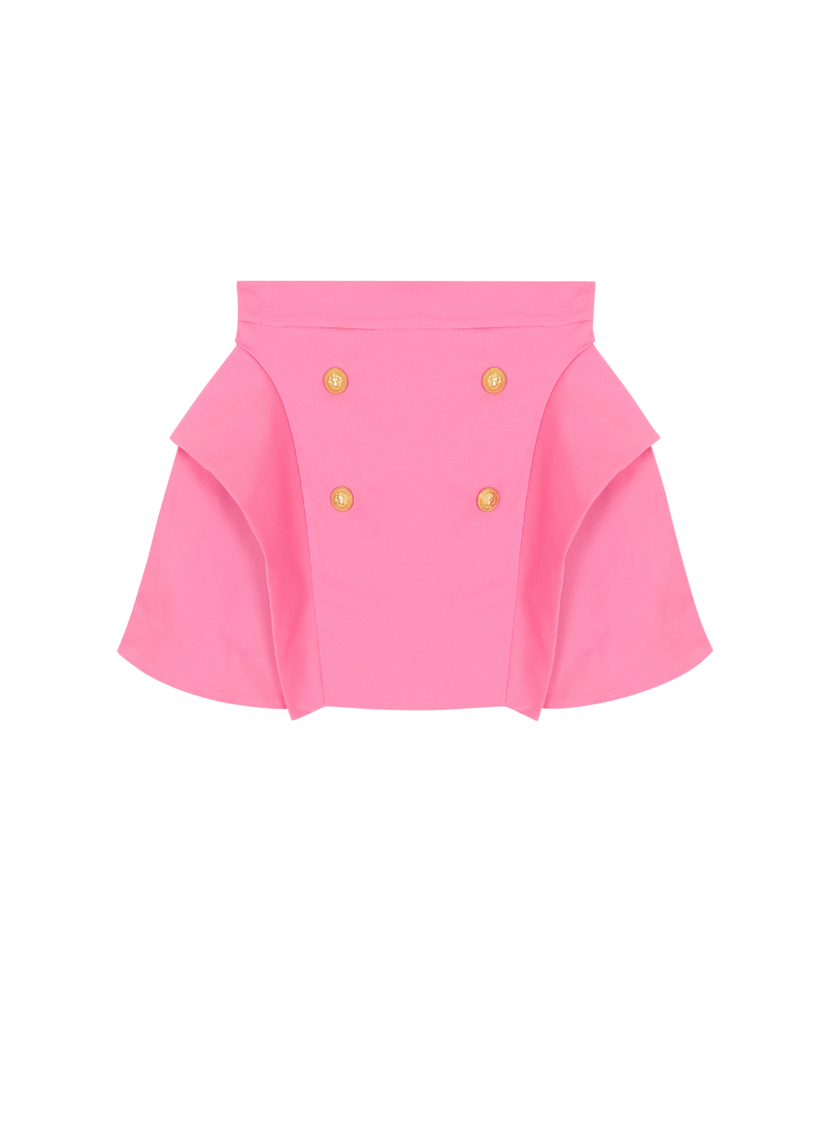 Jupe évasée unie - Rose