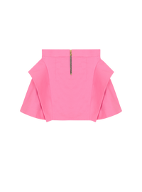 Jupe évasée unie - Rose