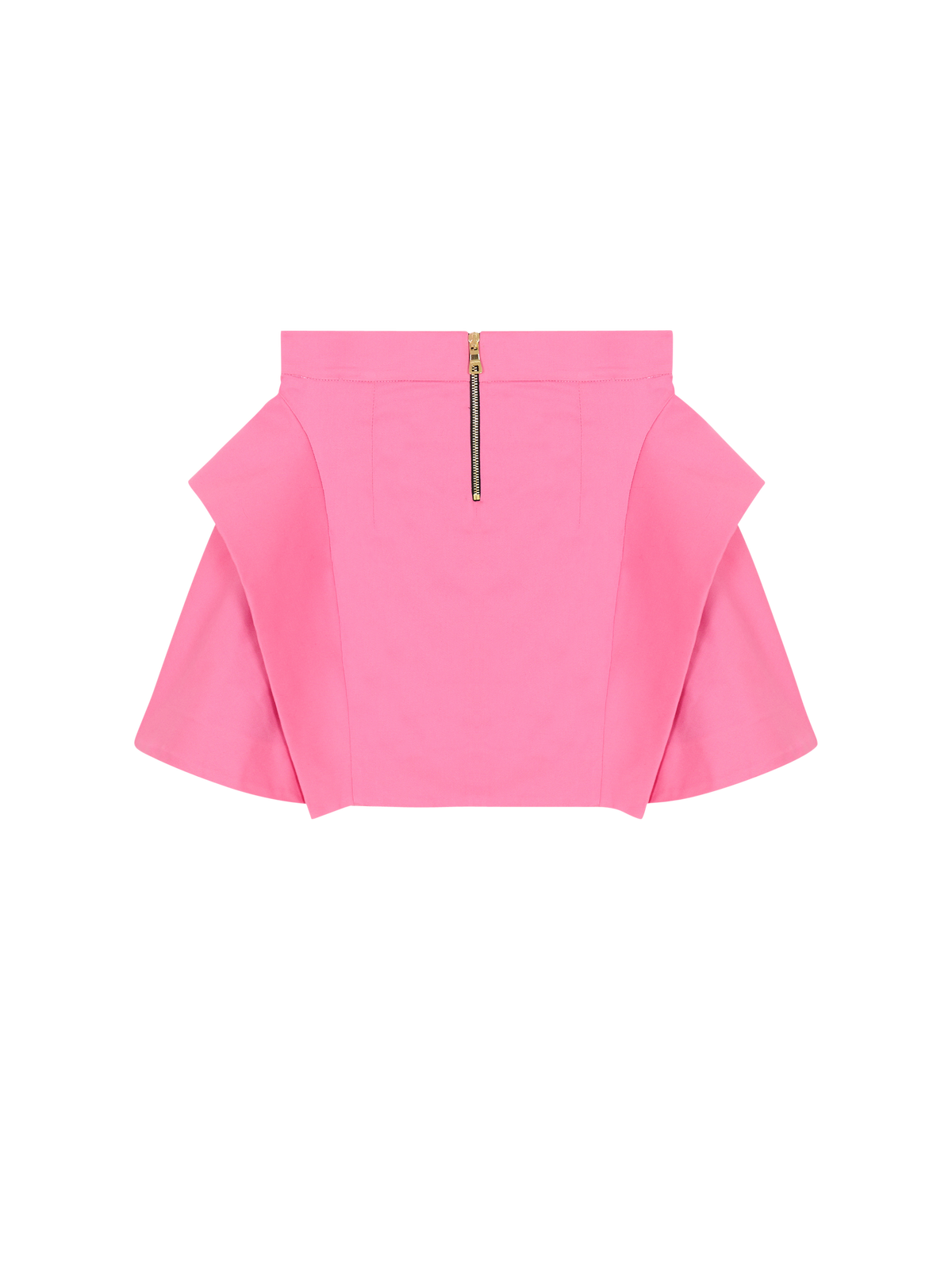 Jupe évasée unie - Rose
