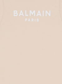 Top débardeur imprimé balmain paris - Beige