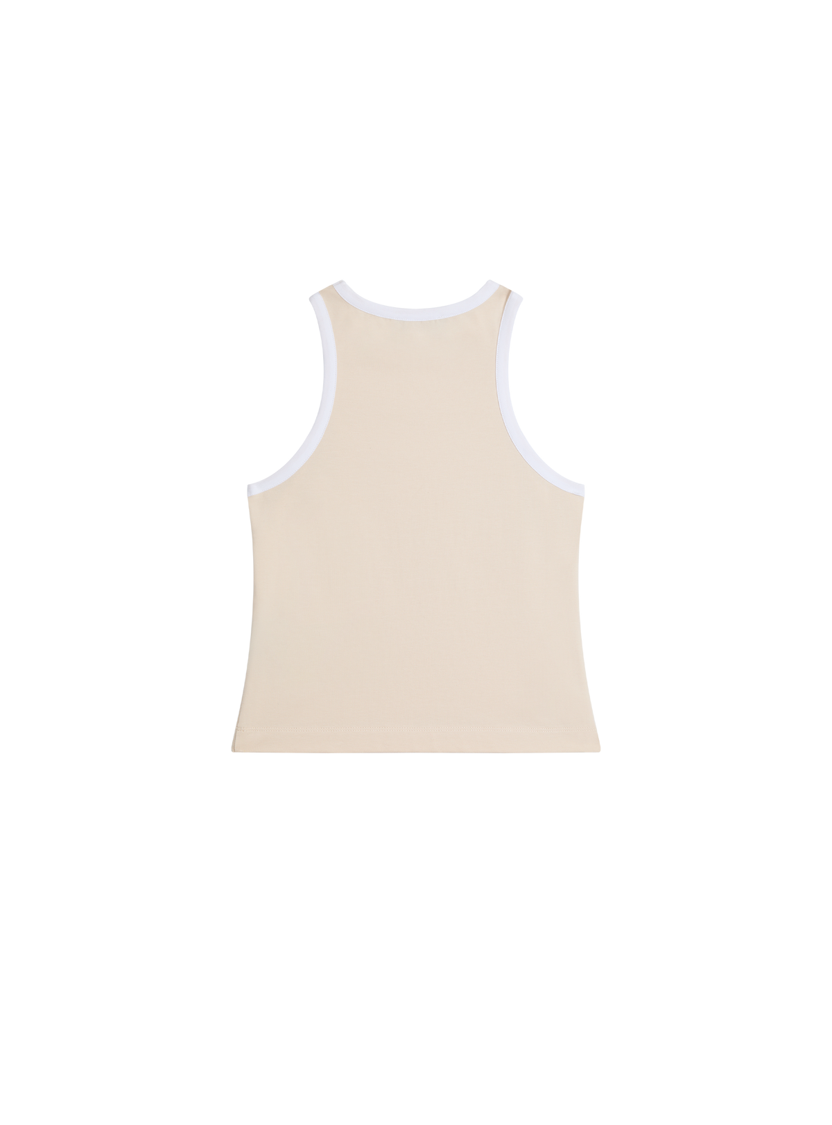 Top débardeur imprimé balmain paris - Beige