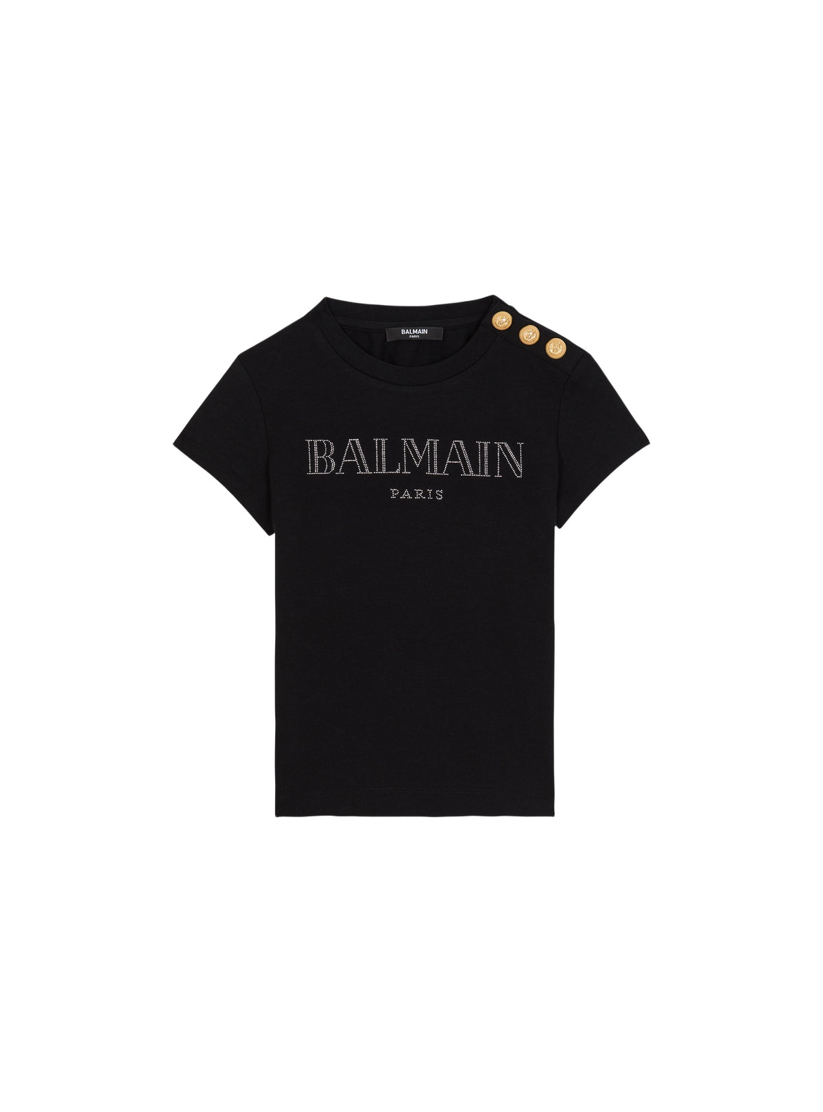 T-shirt imprimé balmain vintage - Noir