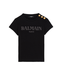 T-shirt imprimé balmain vintage - Noir