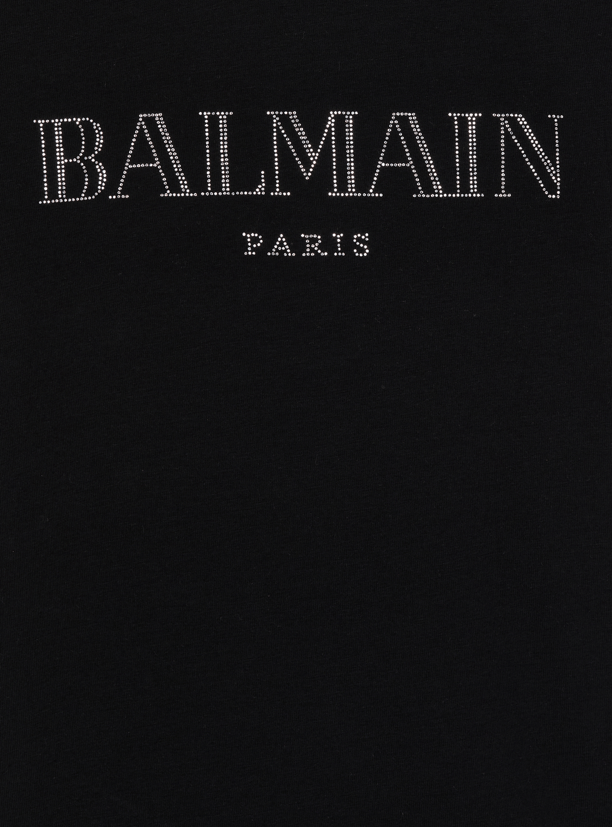 T-shirt imprimé balmain vintage - Noir
