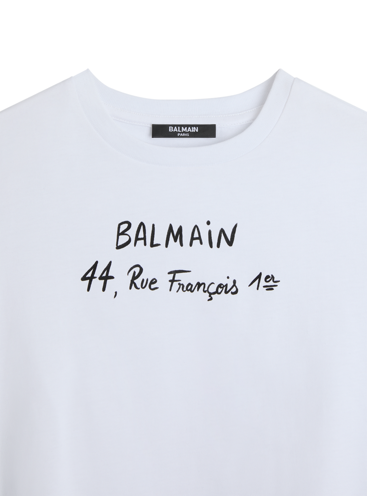 T-shirt imprimé balmain paris - Blanc & Noir