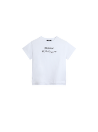 T-shirt imprimé balmain paris - Blanc & Noir