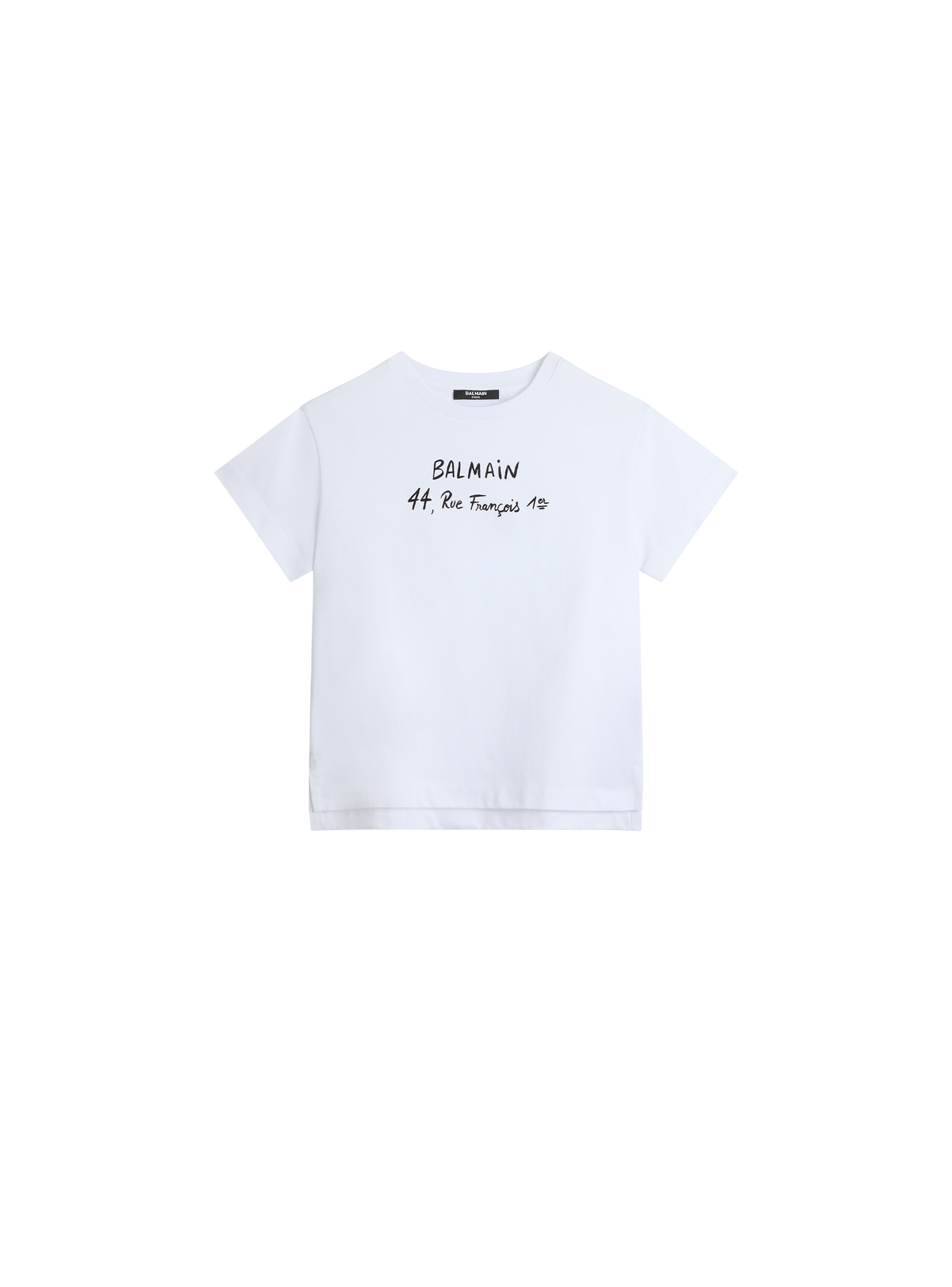 T-shirt imprimé balmain paris - Blanc & Noir