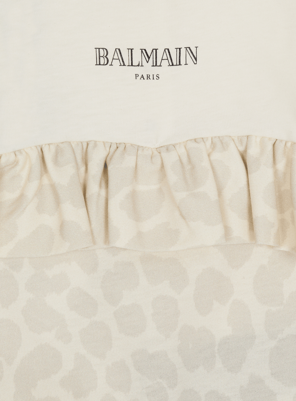 Ensemble bébé 2 pièces imprimé léopard - Beige