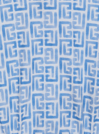 Ensemble 3 pièces monogramme - Blanc & Bleu Clair