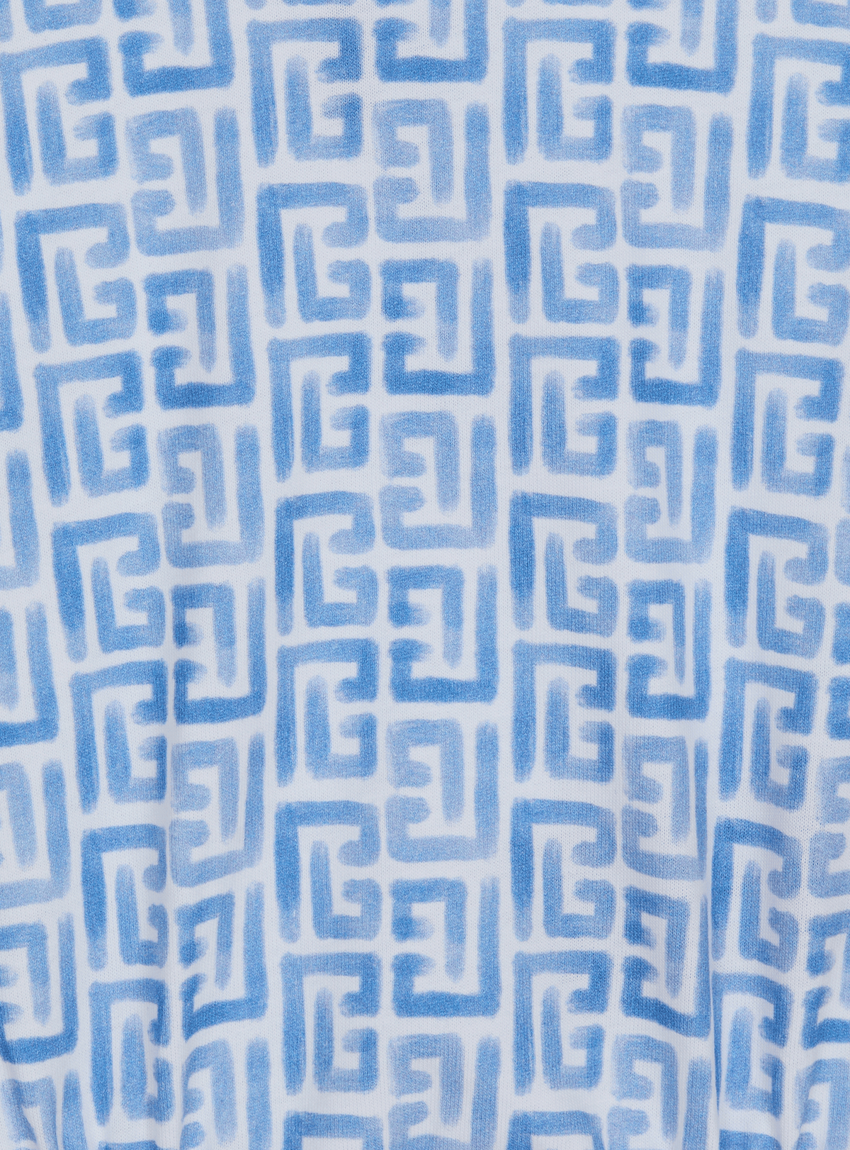 Ensemble 3 pièces monogramme - Blanc & Bleu Clair