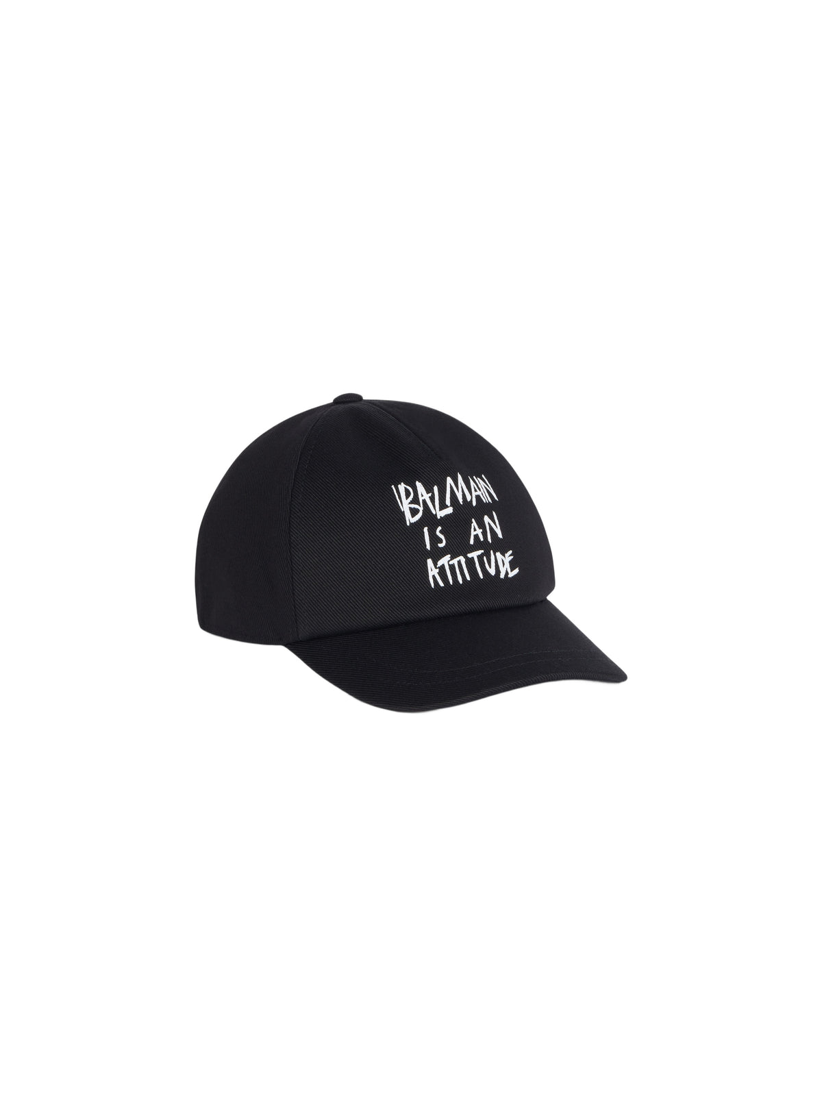 Casquette imprimée balmain attitude  - Noir & Blanc