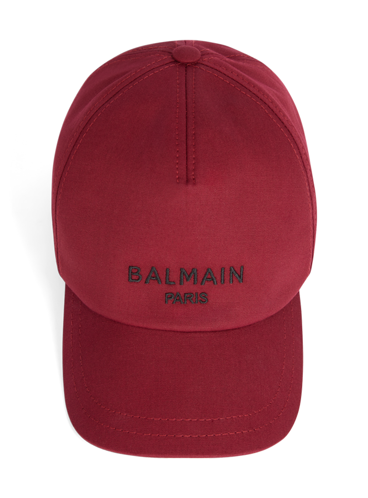 Casquette brodée balmain paris  - Rouge