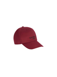 Casquette brodée balmain paris  - Rouge