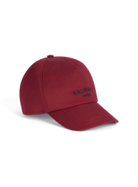 Casquette brodée balmain paris  - Rouge