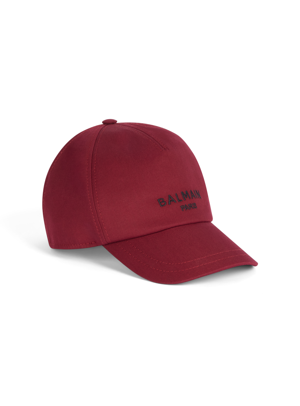 Casquette brodée balmain paris  - Rouge
