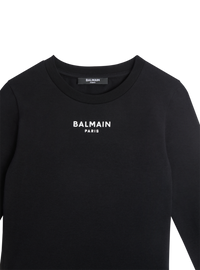 Robe en jersey froncé - Noir & Blanc