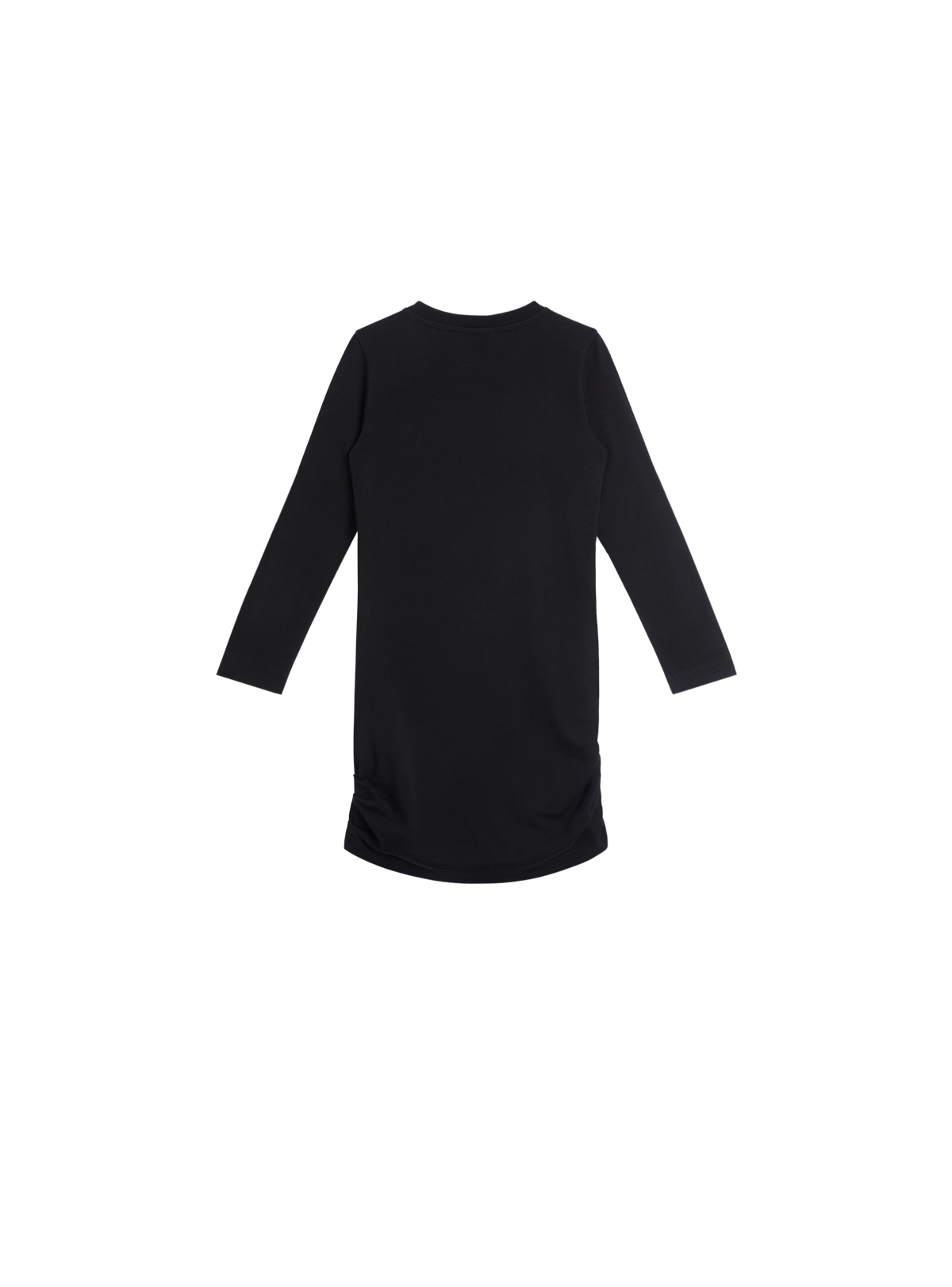 Robe en jersey froncé - Noir & Blanc