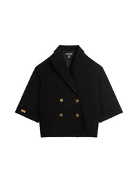 Manteau en jersey  - Noir & Or