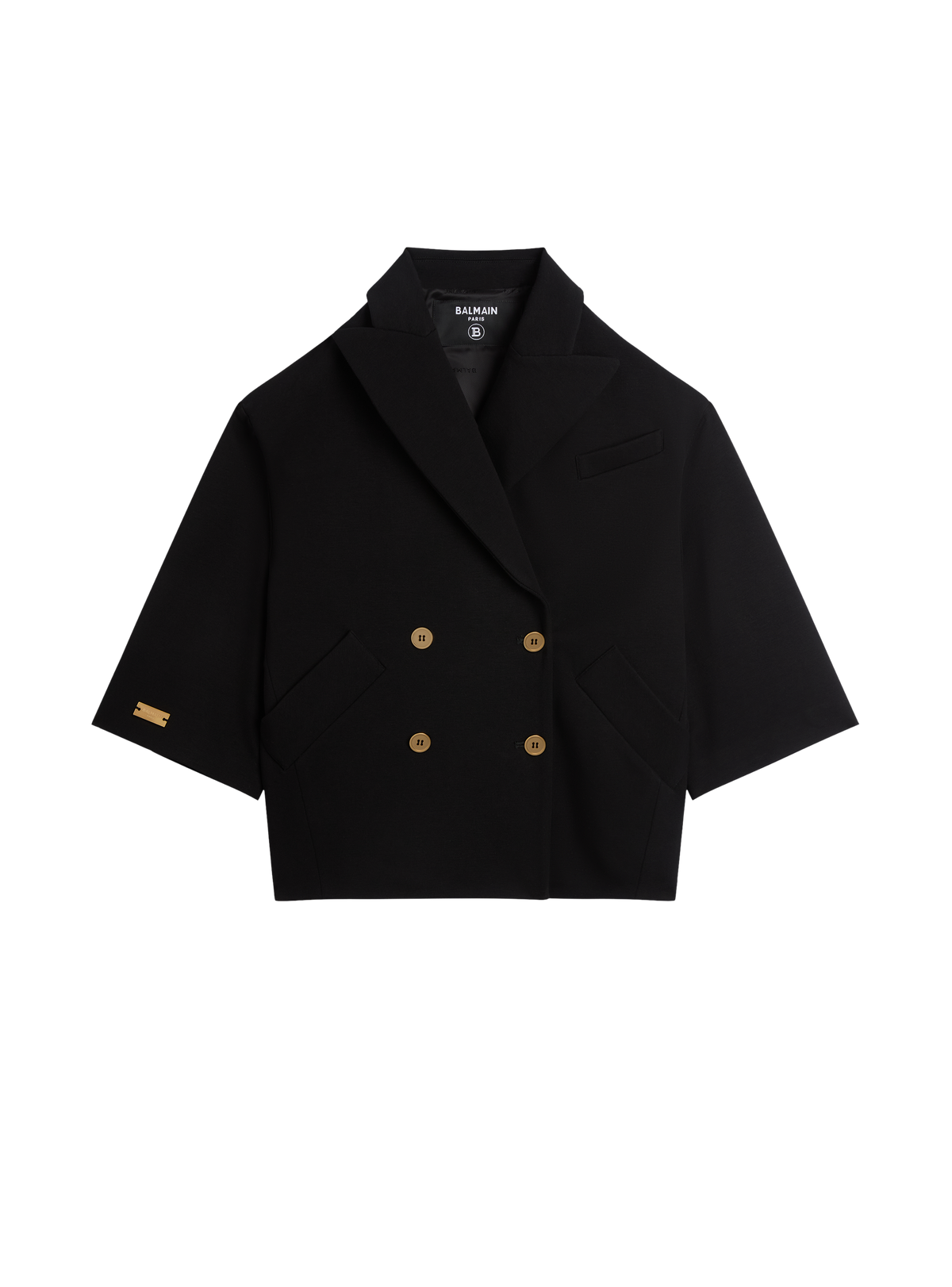 Manteau en jersey  - Noir & Or