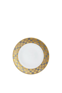 Assiette à pain et beurre Byzanteum en or et porcelaine - White, Gold & Rose Gold