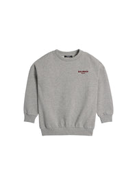 Sweat-shirt floqué balmain paris - Gris & Brodeaux