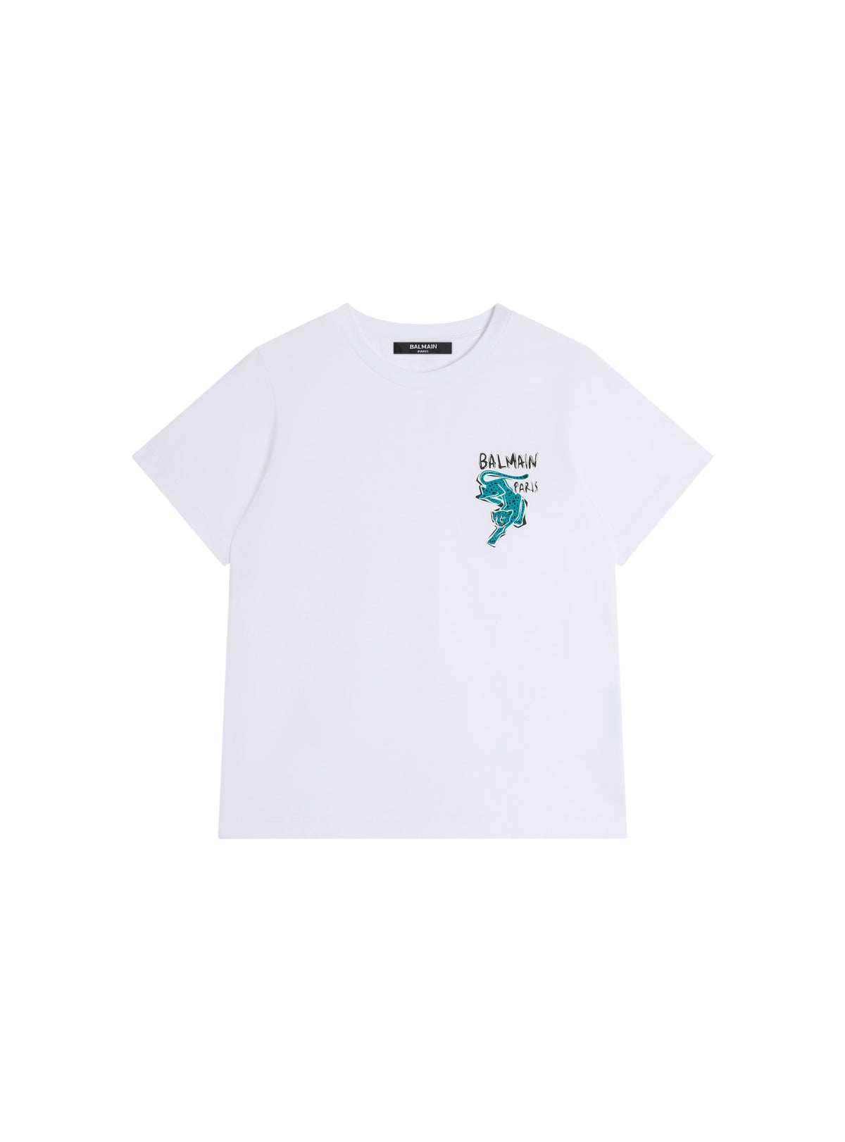T-shirt imprimé balmain tiger - Blanc