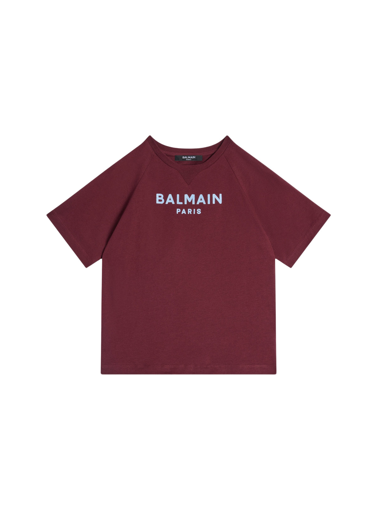 T-shirt floqué balmain paris - Bordeaux & Celeste