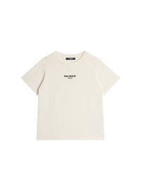 T-shirt floqué balmain paris - Ivoire & Noir