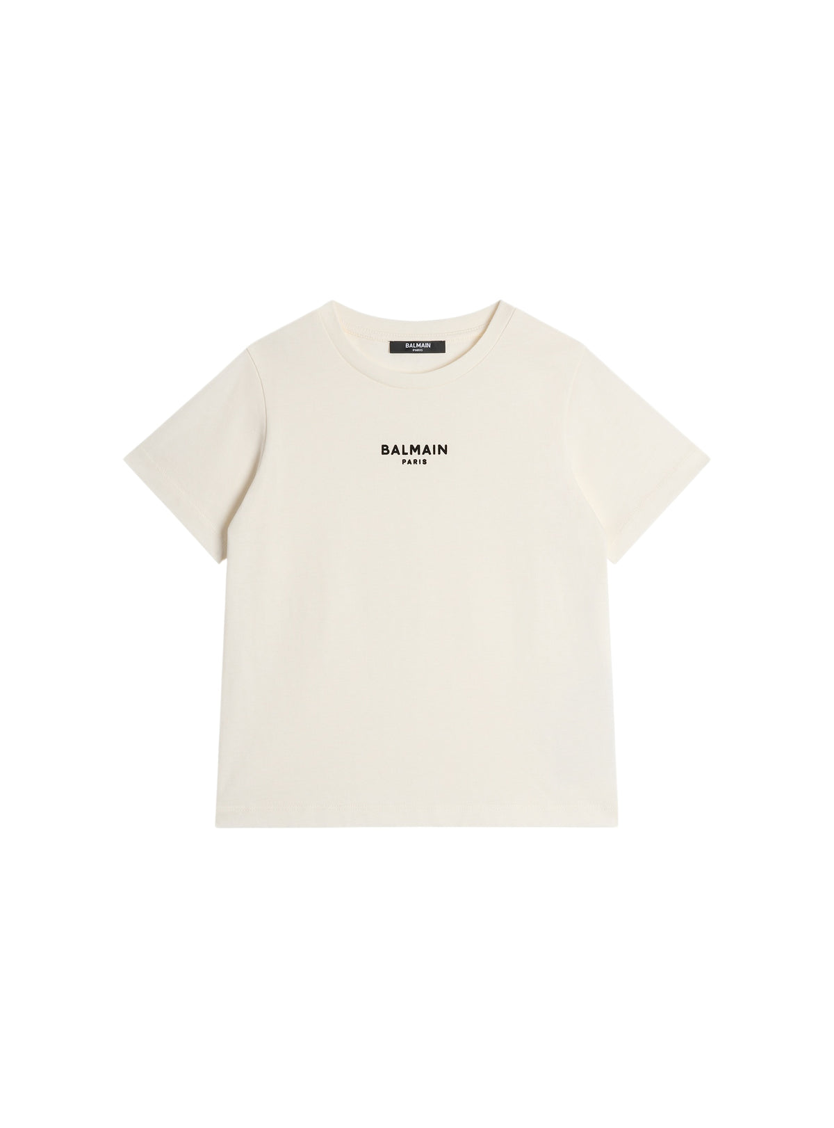 T-shirt floqué balmain paris - Ivoire & Noir