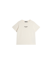 T-shirt floqué balmain paris - Ivoire & Noir