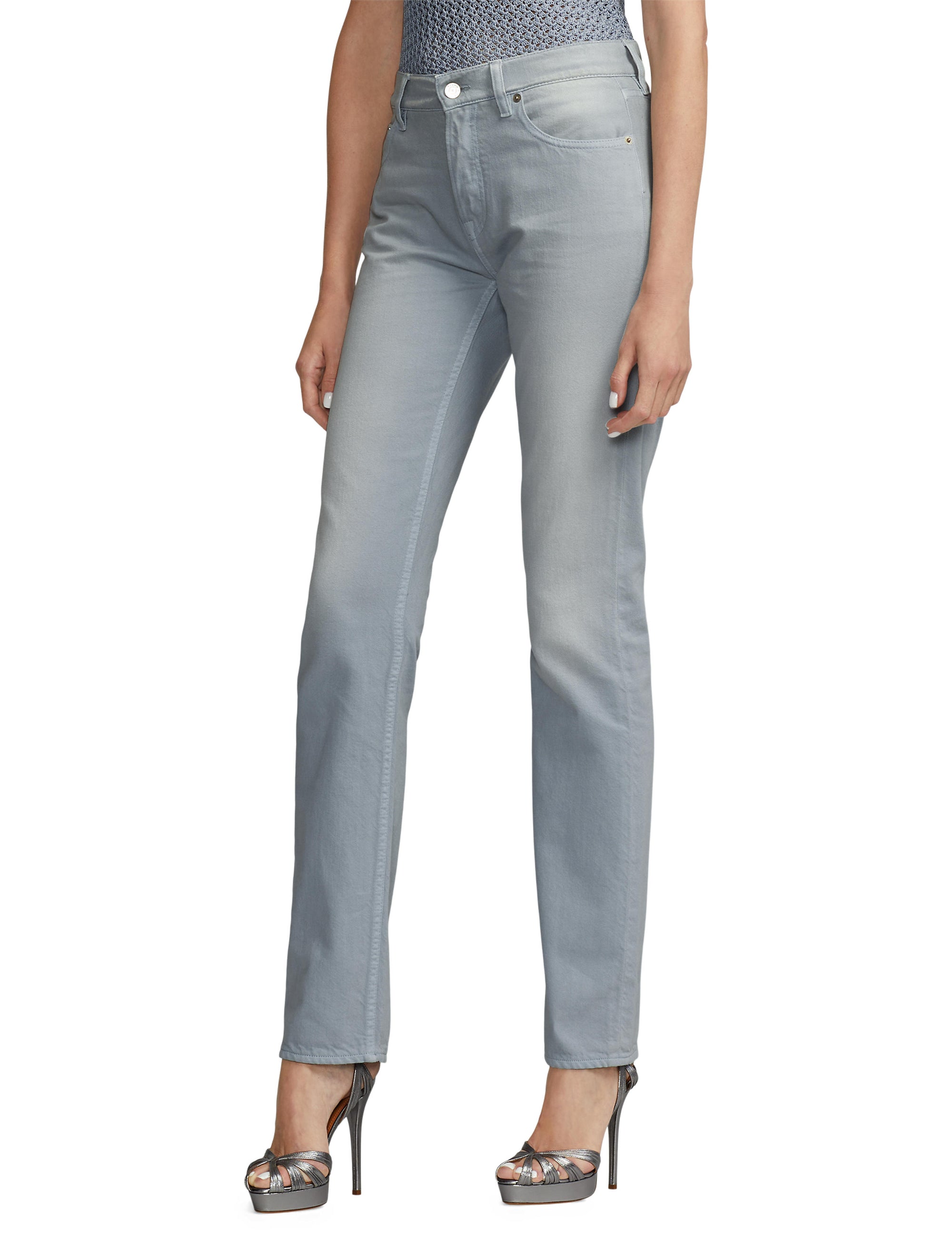 Jean 7/8 droit 750 - Powder Blue