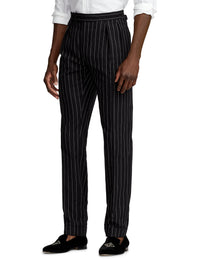 Pantalon Gregory rayé - Black & White