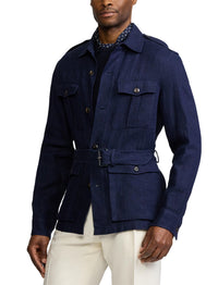 Linen jacket - Navy
