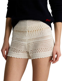 Short en pointelle - Cream