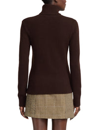 Pull à col roulé en cachemire - Brown