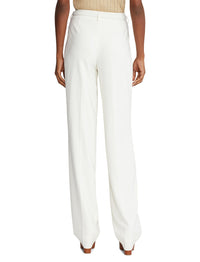 Pantalon Acklie en gabardine de laine - Lux Cream