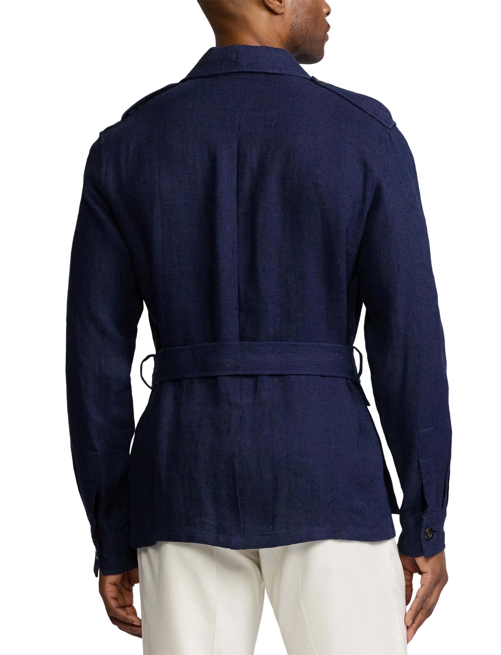 Linen jacket - Navy